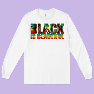 Long Sleeve Tee black is beautiful juneteenth