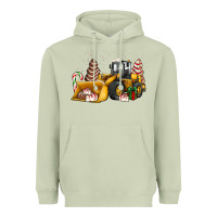 Matcha little debbie tree cakes bulldozer Heavyweight Hoodie - JahusDesignShop