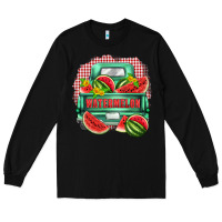 Black watermelon truck Long Sleeve Tee - Zillion Design Studio