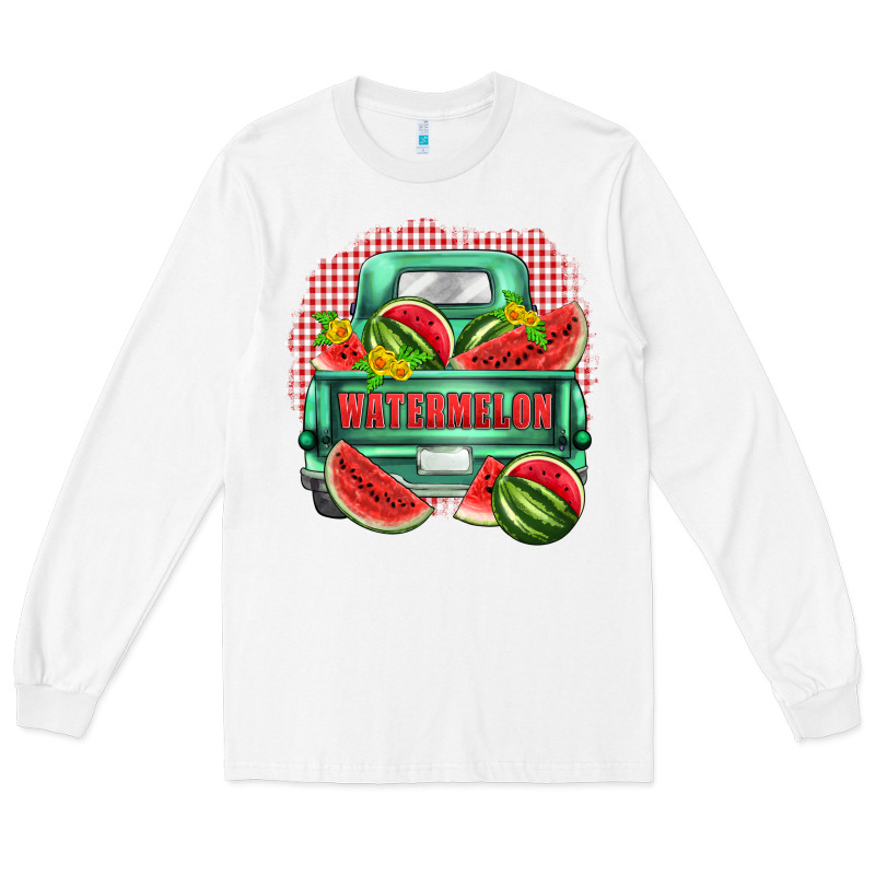 Watermelon Truck Long Sleeve Tee by Zillion Design Studio | Teevron