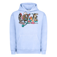 Pigment Grape Ice love nurse Urban Hoodie - NancyCooperArtShop