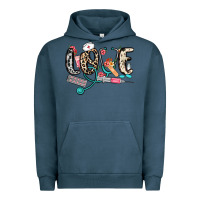 Pigment Midnight Navy love nurse Urban Hoodie - NancyCooperArtShop