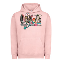 Pigment Salmon love nurse Urban Hoodie - NancyCooperArtShop