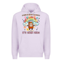 Lilac if you're happy and you know it its your meds Premium Hoodie - MaliasSmallBusiness