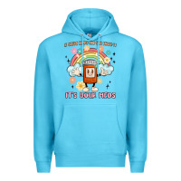 Ocean Blue if you're happy and you know it its your meds Premium Hoodie - MaliasSmallBusiness