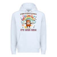 White if you're happy and you know it its your meds Premium Hoodie - MaliasSmallBusiness