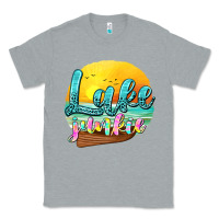 Heather Grey lake junkie Classic Tee - texasbilliewilder