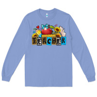 Colony Blue teacher Long Sleeve Tee - Zillion Design Studio