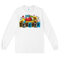 White teacher Long Sleeve Tee - Zillion Design Studio