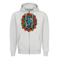 Dove Grey christmas gemstone Zipper Hoodie - RanaPortraitStore