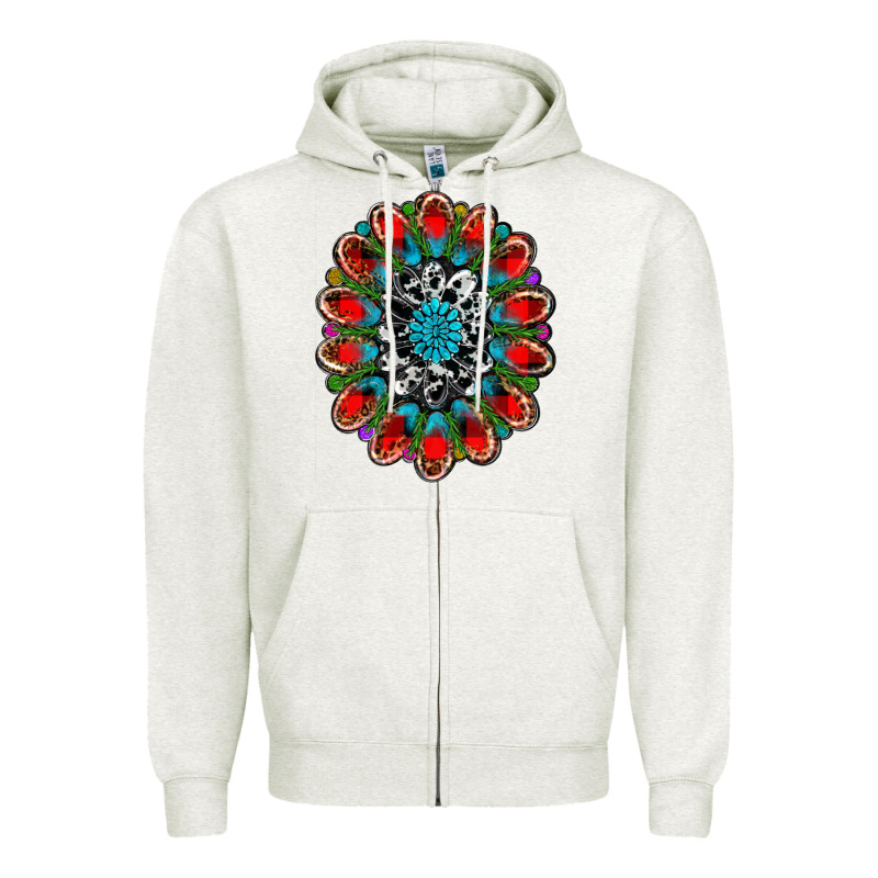 Christmas Gemstone Zipper Hoodie by RanaPortraitStore | Teevron