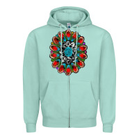 Seafoam christmas gemstone Zipper Hoodie - RanaPortraitStore