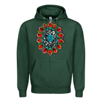 Sports Green christmas gemstone Zipper Hoodie - RanaPortraitStore
