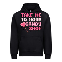 Black take me to your candy shop Urban Hoodie - MaliasSmallBusiness