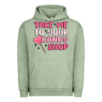 Pigment Oil Green take me to your candy shop Urban Hoodie - MaliasSmallBusiness