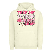 Pigment Pistachio take me to your candy shop Urban Hoodie - MaliasSmallBusiness