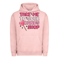 Pigment Salmon take me to your candy shop Urban Hoodie - MaliasSmallBusiness
