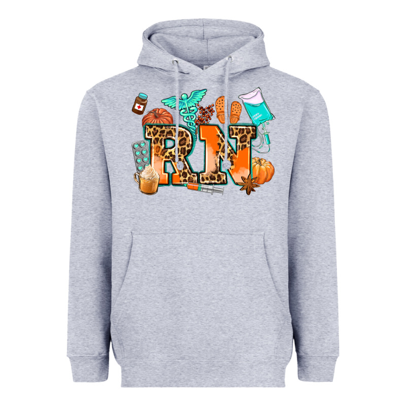 Rn Registered Nurse Heavyweight Hoodie by AdoDesignShop | Teevron