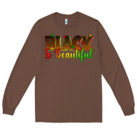 Chestnut black is beautiful juneteenth Long Sleeve Tee - texasbilliewilder