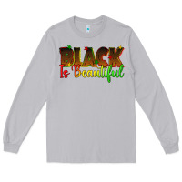 Moon Dust black is beautiful juneteenth Long Sleeve Tee - texasbilliewilder