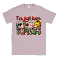 Lilac i'm just here for the snacks softball Classic Tee - Zillion Design Studio
