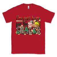 Red i'm just here for the snacks softball Classic Tee - Zillion Design Studio