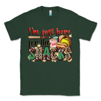 Sports Green i'm just here for the snacks softball Classic Tee - Zillion Design Studio