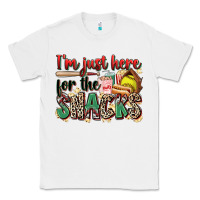 White i'm just here for the snacks softball Classic Tee - Zillion Design Studio