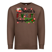 Chestnut santa's favorite sonographer Premium Sweatshirt - AdoDesignShop