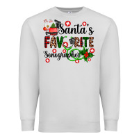 Dove Grey santa's favorite sonographer Premium Sweatshirt - AdoDesignShop