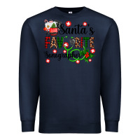 Navy santa's favorite sonographer Premium Sweatshirt - AdoDesignShop