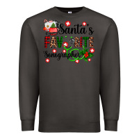Smoke santa's favorite sonographer Premium Sweatshirt - AdoDesignShop