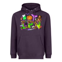 Plum lpn halloween nurse with Heavyweight Hoodie - AdoDesignShop