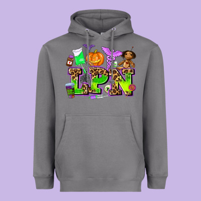 Lpn Halloween Nurse With Heavyweight Hoodie Designed By Adodesignshop