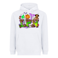 White lpn halloween nurse with Heavyweight Hoodie - AdoDesignShop