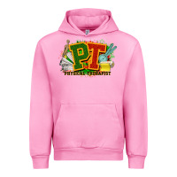 Fuchsia Pink pt physical therapist juneteenth Urban Hoodie - NancyCooperArtShop