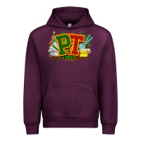 Mauve Wine pt physical therapist juneteenth Urban Hoodie - NancyCooperArtShop