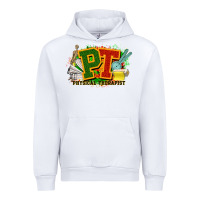 White pt physical therapist juneteenth Urban Hoodie - NancyCooperArtShop