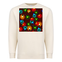 Sandshell christmas lights seamless pattern Premium Sweatshirt - BundleAndBundleShop