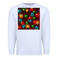 White christmas lights seamless pattern Premium Sweatshirt - BundleAndBundleShop