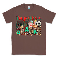 Chestnut i'm just here for the snacks soccer Classic Tee - Zillion Design Studio