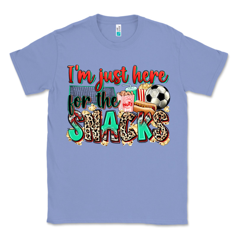 I'm Just Here For The Snacks Soccer Classic Tee by Zillion Design Studio | Teevron