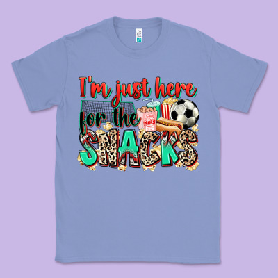 I'm Just Here For The Snacks Soccer Classic Tee Designed By Zillion Design Studio