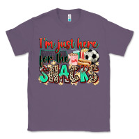 Lavender i'm just here for the snacks soccer Classic Tee - Zillion Design Studio