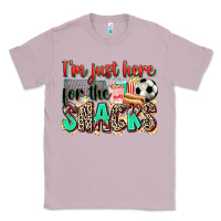 Lilac i'm just here for the snacks soccer Classic Tee - Zillion Design Studio