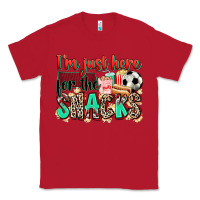 Red i'm just here for the snacks soccer Classic Tee - Zillion Design Studio