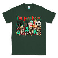 Sports Green i'm just here for the snacks soccer Classic Tee - Zillion Design Studio