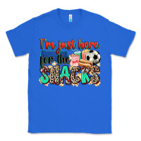True Royal i'm just here for the snacks soccer Classic Tee - Zillion Design Studio