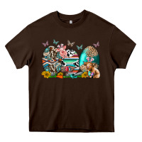 Chocolate Brown easter easter eggs Heavy Core Tee - CowhideDigitalArt