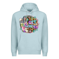 Blue Mist get loaded rabbit and easter Premium Hoodie - MaliasSmallBusiness